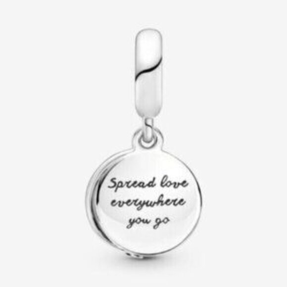 Pandora Pav?? Feather Dangle Charm - Picture 3 of 5